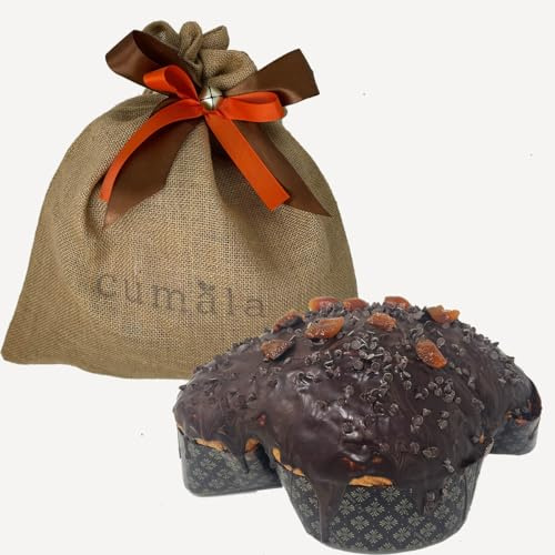 Cumala Colomba Artigianale con Albicocca Pellecchiella e Gocce di Cioccolato 1kg. Metodo di Lavorazione con Lievito Madre, 3 Impasti e 72 Ore di Lievitazione. Senza Conservanti e Coloranti.