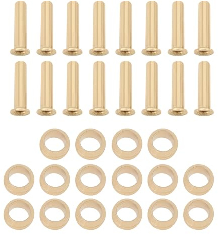 LT Easiyl Paquete de 60 casquillos de compresión de latón de 4 mm de diámetro exterior de latón y kit de inserción de manguera para tubería de aire, agua, gas, adecuado para conectar tuberías de 4 mm