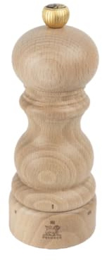 PEUGEOT - Moulin à Sel Paris u'Select 15 cm - 6 Réglages de Moutures - Innovation Sel Glace, Mécanisme Zirlion - En Bois Labellisé PEFC - Fabrication Française - Coloris Naturel