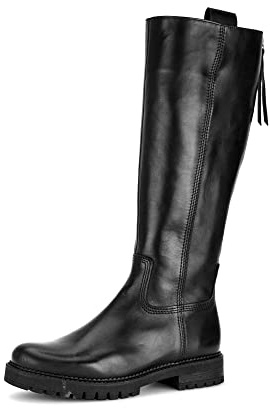 Gabor Damen Klassische Stiefel, Frauen Stiefel,Komfortable Mehrweite (H),Winterstiefel,Winterschuhe,schwarz (Flausch),42 EU / 8 UK