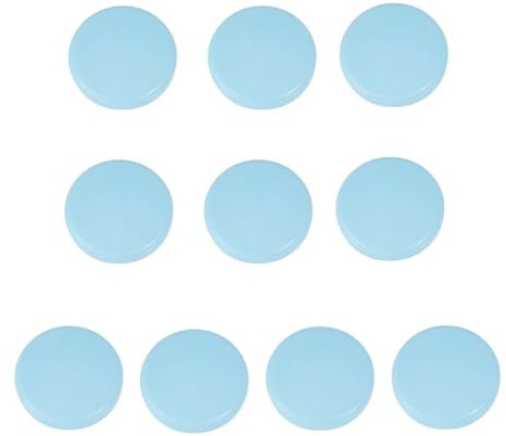 OLYCRAFT 10pz Copribottoni Azzurro Chiaro per Jeans Adatto per Bottoni 15mm Copri Gemelli In TPU Copri Bottone per Camicia per Bottoni Jeans Kit Da Cucito di Ricambio per Gemelli per Camicie