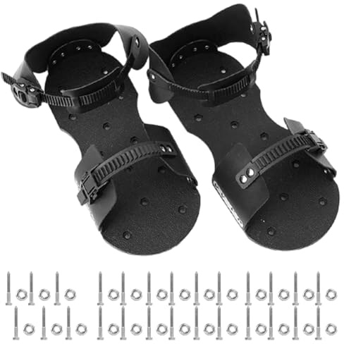 Scarpe di aerazione per prato, con struttura in nylon rinforzato, 13 punte in acciaio per risultati professionali, 2 pezzi