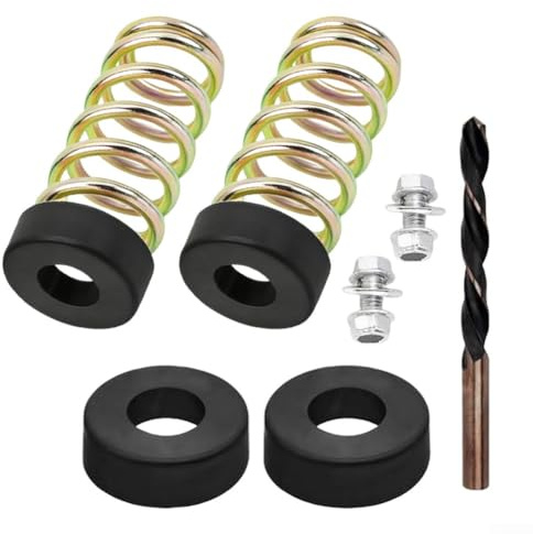 Kit de capuchons de ressort de siège de compression, pour tracteurs TS142, 2 ressorts 283516, 4 boulons 422127-4 pour perceuse, pièces de tondeuse à gazon