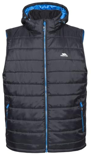 Trespass Herren Franklyn Hausfriedensbruch Körperwärmer-Weste, schwarz, L, L