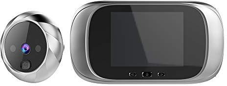 New Landing 2,8 pollici 6 mesi di tempo standby video campanello spioncino (argento)