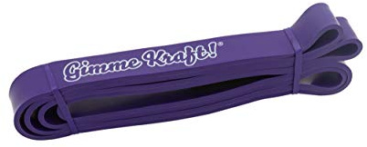 Gimme Kraft Pro Powerband Resistance Band/Widerstandsband/Fitnnessband Crossfit Freeletics Workout (STARK (Lila / 16kg-36kg))