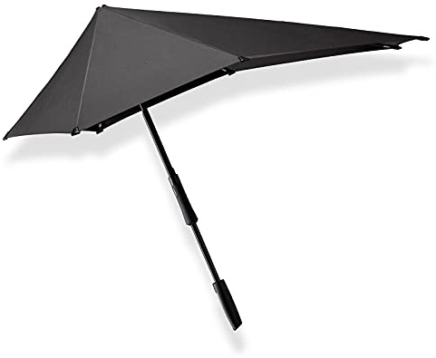 Senz Stock-Sturmschirm, groß, Schwarz, Large