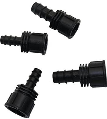 Anschlussstecker 5 stücke 1/2 3/4 Frau zu Widerhaken DN16 DN20. Anschlüsse Gartenwasseranschlüsse Bewässerungssystem Zubehör (Color : 1I2 to 12mm)