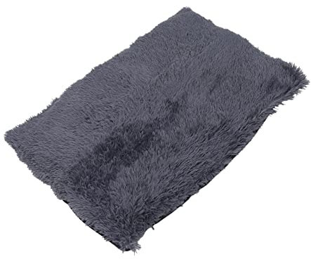 POPETPOP Warme Weiche Haustier-schlafmatte Aus Hochwertigem Material Einsetzbar Als Gemütliches Katzen Hundebett Kuschelige Schlafdecke Für Haustiere Dunkelgrau
