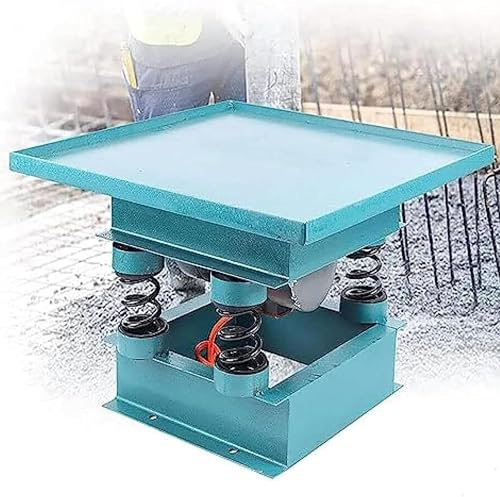 Table vibrante en béton - Agitateur en béton 50 * 50CM for l'élimination des bulles d'air du gobelet - Banc d'essai de vibrations à haute fréquence - 2860 fois/min - Plate-forme de vibration du bloc d