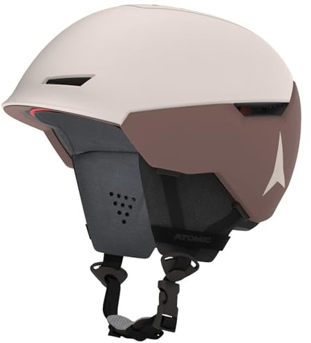 ATOMIC Revent + LF Skihelm in Brown / Sand - Unisex für Erwachsene - Individuelle Passform für präzisen Sitz - Überlegener Aufprallschutz - Innovatives Belüftungssystem - Kopfumfang 59-63 cm