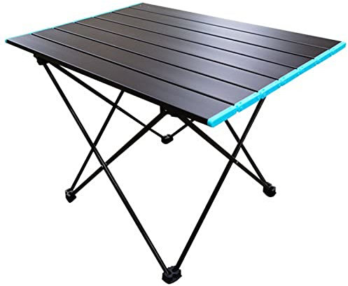 VNNHGB Picknicktische, Outdoor-Picknick-Klapptisch, superleicht, leicht zu reinigen, Angeltisch aus Aluminiumlegierung, Campingtisch, Stuhl, selbstfahrender Picknick-Schreibtisch