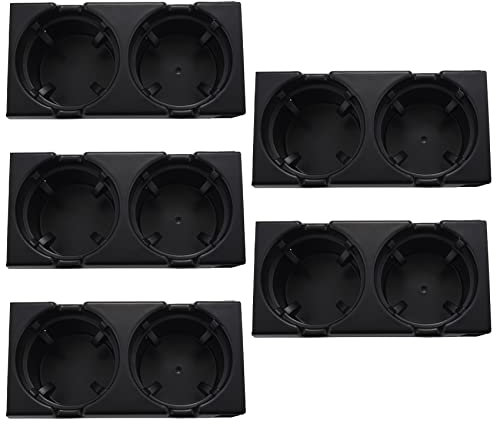 Ronlok 5X Auto Mittel Konsole Wasser GeträNke Halter GeträNke Flaschen Halter MüNz Tablett für 3 Serie E46 318I 320I 98-06 51168217953 Schwarz