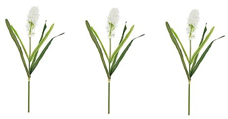 RORPOIR 3 Stücke Künstliche Blumen Blütenblatt Simulation Hyazinthe Wohnkultur Künstliche Blume Anordnung Liefert