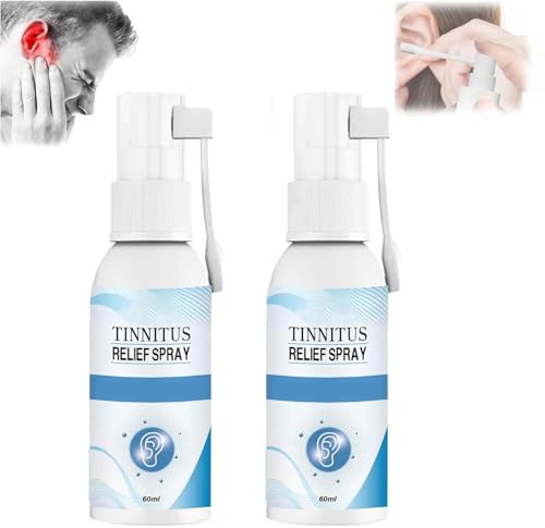 SSENTY Tinnitus-Sprays, Tinnitus-Linderungsspray, Ohrenspray zur Tinnitus-Behandlung, tragbares Ohrenpflege-Tropfenspray, lindert Tinnitus