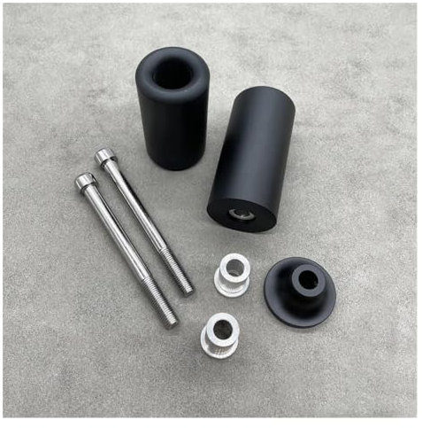 DZSLLOOI Für Kawasaki Für Ninja Für ZX6R 2003-2004 Motorrad Zubehör Für ZX6RR Sturzpads Crash Fallen Schutz Motor Schutz Block Rahmenschieber(Schwarz)