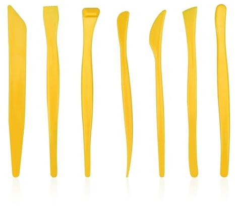 35pcs Clay Sculpting Tools Set, 7 Shape Air Dry Clay Tool Set Plastic Polymer Clay Carving Tools Ideal Clay Modeling Tools Kit for Pottery Sculpture Ceramics Artwork Crafts