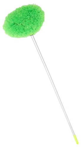 HOMOCONO Duster Fibre Avec Tige Télescopique Pour Nettoyage De Plafonds Élevés Outil De Nettoyage De Ventilateurs De Plafond Meubles Poussière Recyclable Et Pratique