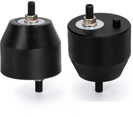Motorlager Für E36 E46 Compact Z3 Z4 Inline 6CYL 85A Polyurethan 11811140985 22116779970 Motor Vorne L & R Montieren Montage Isolator Motoraufhängung(Schwarz)