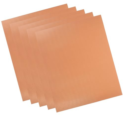 KICHOUSE 5 Piezas Alfombrillas de Barbacoa Antiadherentes para Cocinar Parrilla y Horno Reutilizables y Prácticas para Uso Exterior