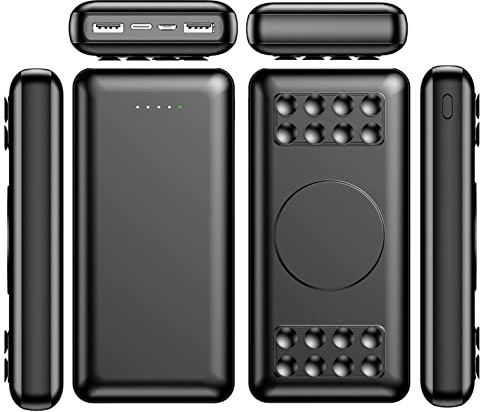 Power Bank，PowerBank， Pd25W 20000Mah Wireless Charging Mobile Phone Battery Usb C Portable Charger Compatible With 99% Of Usb Devices On The Market,Black