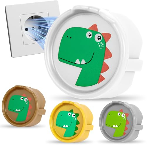 HOTUT Steckdosen Kindersicherung, 4 Stück Steckdosenschutz zum Stecken, Steckdose Kindersicherung, Steckdosensicherung für Babys und Kinder, Babysicherung Steckdose