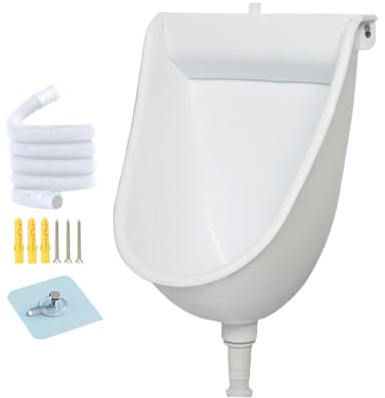 Ylnailky Toilettes Suspendues | Urinoir Pour Hommes Avec Chasse D'eau - Urinoir Pour Hommes | Pour Maison Dortoir Jardin Camping-car Appartement Papa Petit ami Grand-père