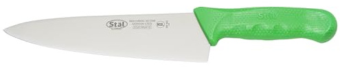 Winco 8 Commercial-Grade Chef's Knife with German Steel Blade, Green