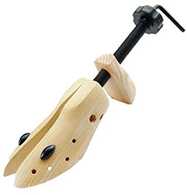 freneci Zapatos De 2 Vías Camilla Zapatos De Tacón Alto Zapato De Arranque Extensor Alargar - Madera + marrón, L(42-46)-Madera