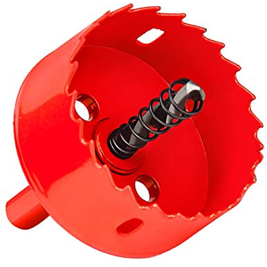Universal Lochsäge 60MM Universal-Lochsägenbohrer für Aluminium Holz Gusseisen Messing Gips uvm für Handbohrmaschine oder Akkuschrauber mit 1/4-Gewinde