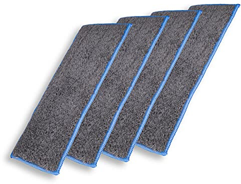 Wessper 4er-Pack Nasswischtücher für iRobot Braava Jet M6 M6134 Wischtücher Reinigungstücher – Waschbar