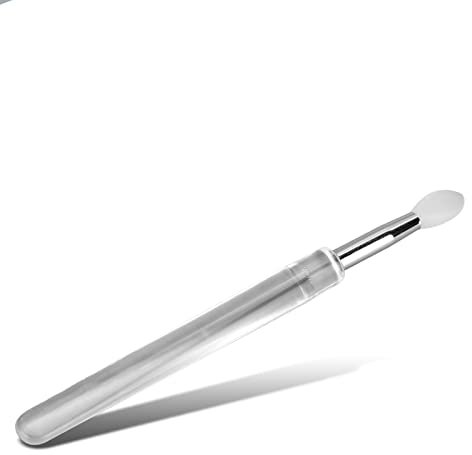 Pinceau à Lèvres en Silicone Outil de Pinceau à Lèvres Exfoliant Double Face Mini Pinceaux Applicateurs de Rouge à Lèvres pour Rouge à Lèvres Lip Glaze Masque à Lèvres Ombre à Paupières