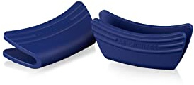 Le Creuset 2er-Set Griffschutz aus Silikon, Anpassungsfähig, Hitzebeständig bis 250°C, Azure, 42813002200000, 42813002200000