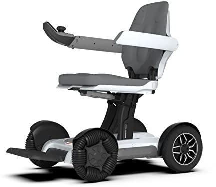 Robotic Foldable Electric Wheelchair Automatic Folding Power Chair 250W Motor Robotic Mobility Scooter Mobility Chair Smart Scooter 4 Wheel Drive 15 AH Battery 6 KMPH APP Control