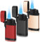 WANBRO 3 Pack of Jet Torch Lighter, Windproof Dual Jet Flames, Butane gas refillable, Mini Pocket Lighters for Candle, Stove, Gift for Men & Women (NO Gas)