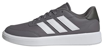 adidas Courtblock Shoes, Scarpe da Ginnastica Uomo, Trace Grey Ftwr Bianco Ombra Oliva, 42 EU