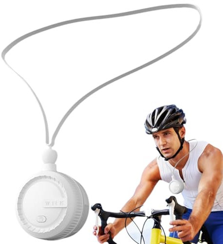 Ventilatore indossabile, da indossare intorno al collo, ventilatore portatile per il collo, dispositivo di raffreddamento personale per attività al chiuso e all'aperto, escursionismo, campeggio, sport