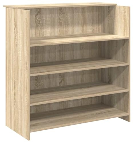 vidaXL Mostrador de recepción Roble Sonoma 100x50x103,