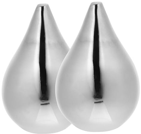 OKUMEYR 2pcs Stainless Steel Ice Cubes Food-grade Metal Whiskey Stones Chilling Ice Cube for Wine for Whiskey Lovers