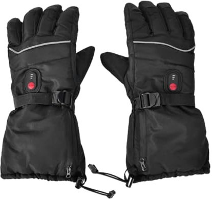 KOMBIUDA 1paar Wiederaufladbare Beheizte Skihandschuhe Für Und Elektrische Thermohandschuhe Mit Touchscreen- Unabhängig Einstellbare Temperatur Für Outdoor-aktivitäten Wie Skifahren