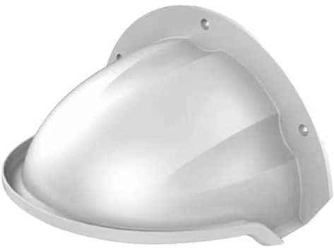 Wall Security Camera Shade - Dome Camera Protective Roof, CCTV Security Camera Cover | Protective Housing Sun Shade, Suitable Rain Protection Hard Abs Protective Housing Shield (27x22x1cm)