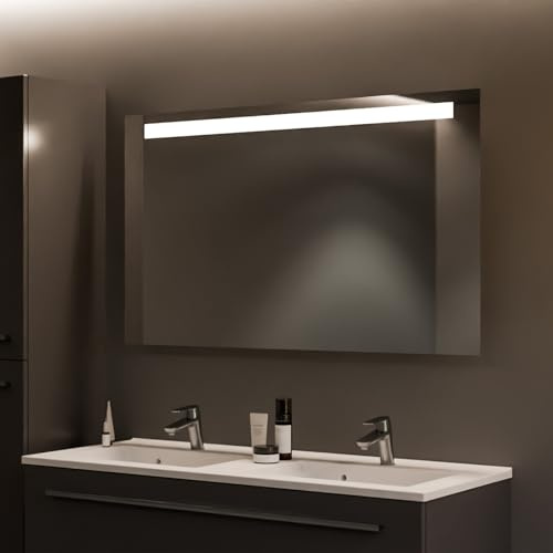 Spiegeldirekt, LED Lichtspiegel nach Maß, individuell konfigurierbar, Badspiegel, SNM LS-0025