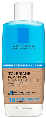 La roche posay Toleriane Respectissime Démaquillant Yeux Waterproof 125 ml x 2