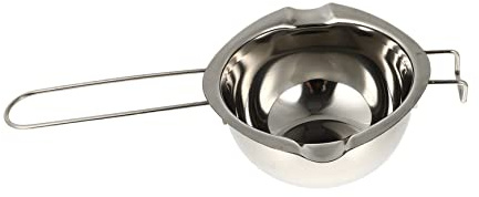 AUTSUPPL Stainless Steel Soap Melting Pot with Long Handle Easy to Stir Wax Container Bowl for Making Handmade Soap for Christmas DIY Projects