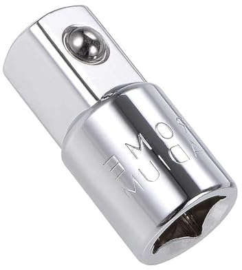 3/8 Inch Drive (F) X 1/2 Inch (M) Socket Adapter, 1/2 to 3/8 Socket Adapter Female to Male(Silver)