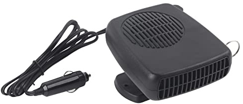 MotorMinds 12V 200W Voiture Portable 2 en 1 Chauffage en Céramique Chauffage Ventilateur Dégivreur Désembuage Universel