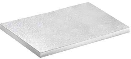 dekora - Base per Torte Rettangolare 35x25 cm | Vassoio Argento Riutilizzabile per Pasticceria | Supporto Rigido per Dolci | Decorazioni Torte Professionali