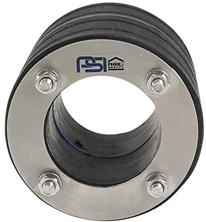 PSI Compakt Super Soft Ringraumdichtung Wellrohr Kernbohrung 100 mm, Mediumrohr 46-56 mm