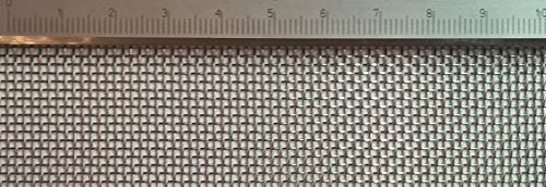 Edelstahl Drahtgewebe (V4A) mit 1,25mm maschenweite, 0,4mm drahtstärke. (16 Mesh) Maße: 1000mm x 1000mm