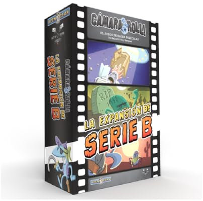 Salt & Pepper Games - Cámara Roll: La Expansión De Serie B | Juego de Mesa con Tablero | Colocación de Trabajadores | de 1-4 Jugadores | Idioma: Español | Temática: Películas/Series/TV
